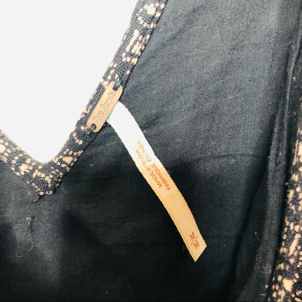 FREE PEOPLE black comb dress - Picture 7 of 9